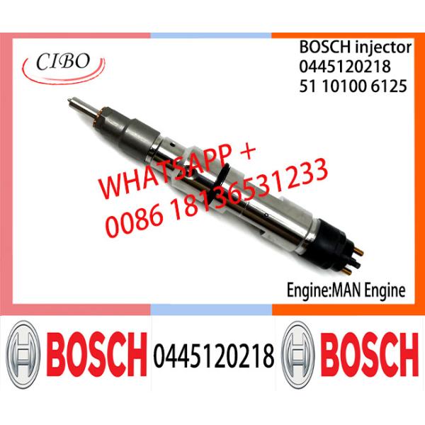 BOSCH 0445120218 51101006125 Neutral Fuel Injector Assembly 0445120218 51101006125 For MAN