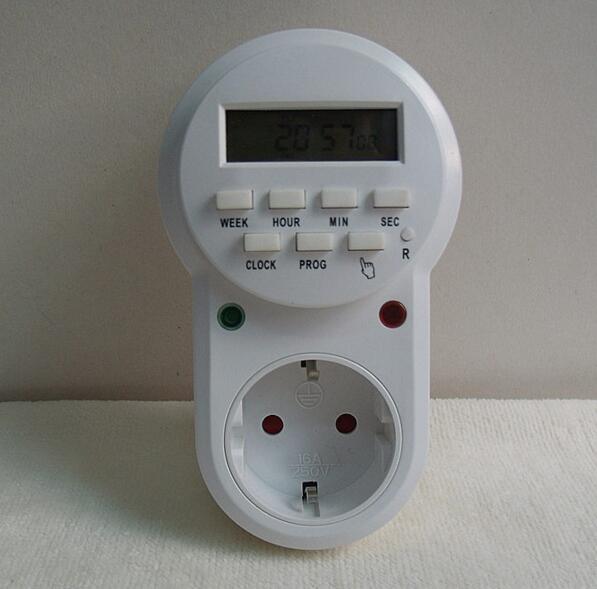 Plug-in Programmable Timer Switch Socket with Clock Summer Time Random Function New Arrival