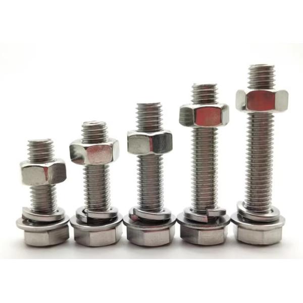 M16 M18 Lavadora de pernos y tuercas hexagonales de acero inoxidable SUS304 SUS316 A2-70 A4-70