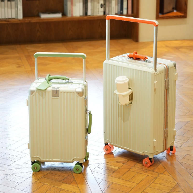Full-Durable Unisex Large-Capacity Aluminum Travel Luggage Set TSA Lock Outdoor Trolley Case Suitcase for Travelers