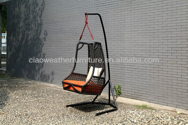 Outdoor Playground Swing Set With Modern Rattan Luxury Swing for Children Aged 8 Years