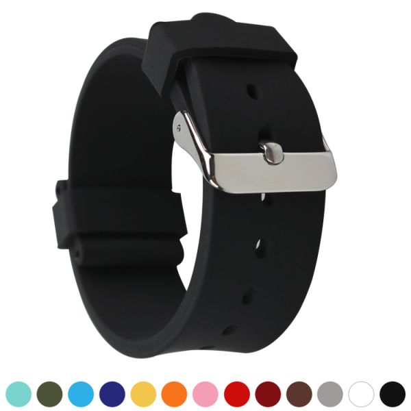 SHX-082 Soft Sport Silicone Watch Strap · Customizable Logo And Color