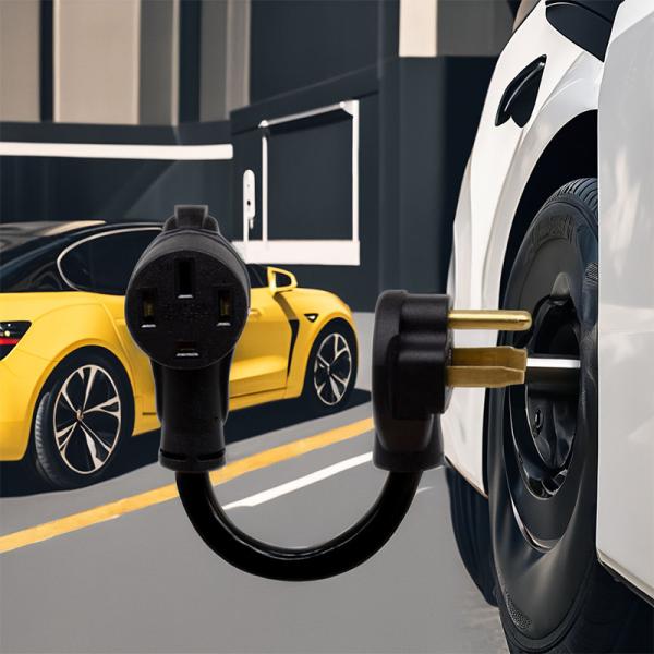 NEMA 6-50P to 15-50R RV Adapter Cord 50 Amp 250V with SJTW Copper Wire Dryer Outlet for US Standard EV Chargers