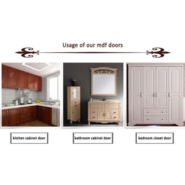 Scratch Resistant Shaker Kitchen Cabinet Doors 380*560mm With Grey Color