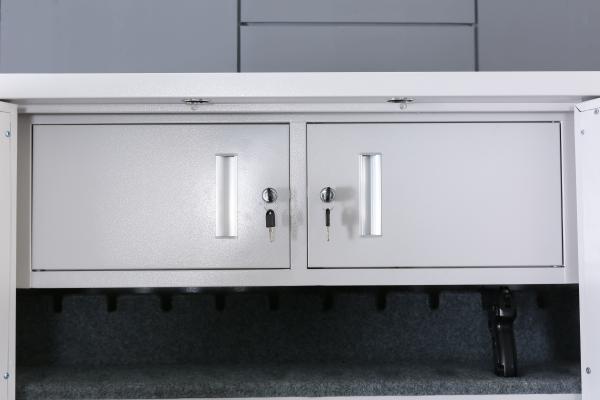 Customised Metal Gun Safe Cabinet Double Door Mechanical Lock For Storage