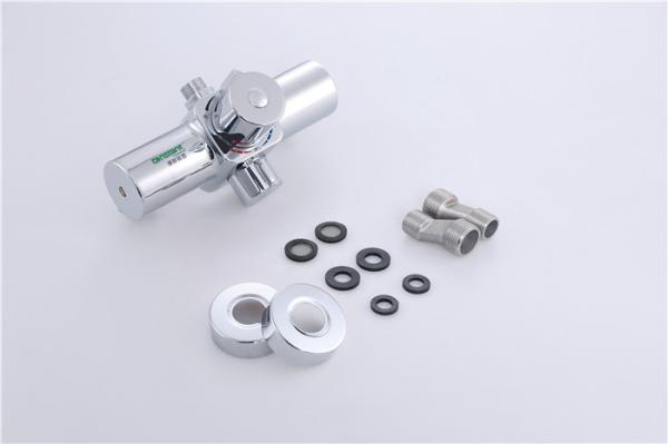 Cold Hot Water Bath Shower Accessories Thermostatic Valve Hose Fittings Adjustable Height