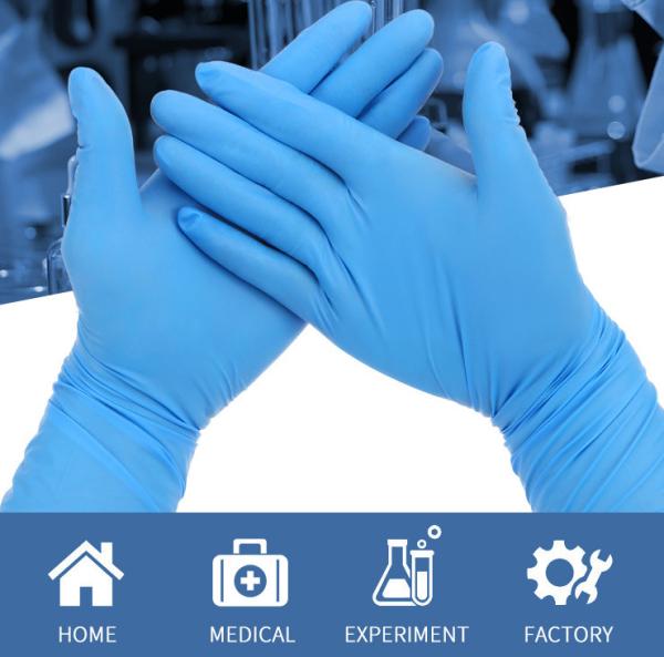 S M L XL Disposable Protective Gloves Nitrile Powder Free Examination Gloves