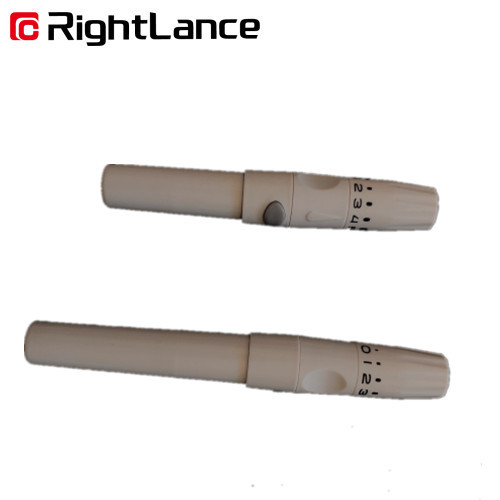 No Eject Auto Lancet Finger Pricking Device Glucometer Lancet Pen Stainless Steel FDA