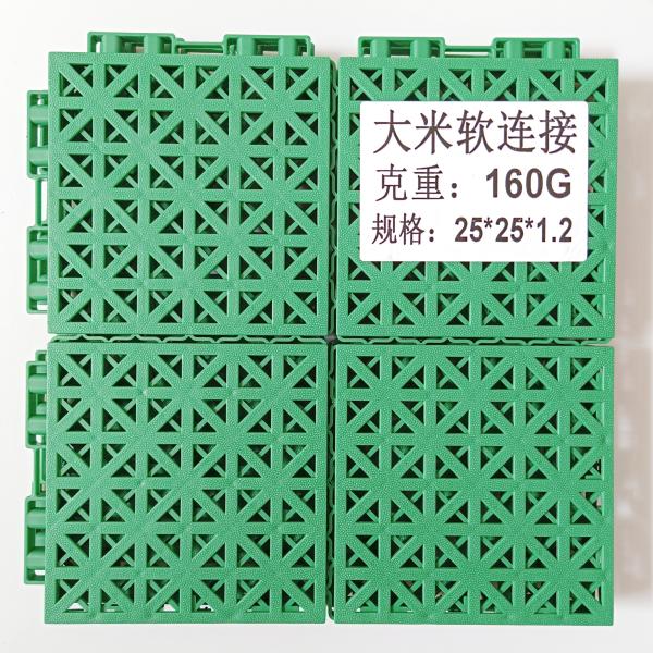 Sporty Red PP Tiles for Outdoor Volleyball Tennis Badminton and Basketball Court