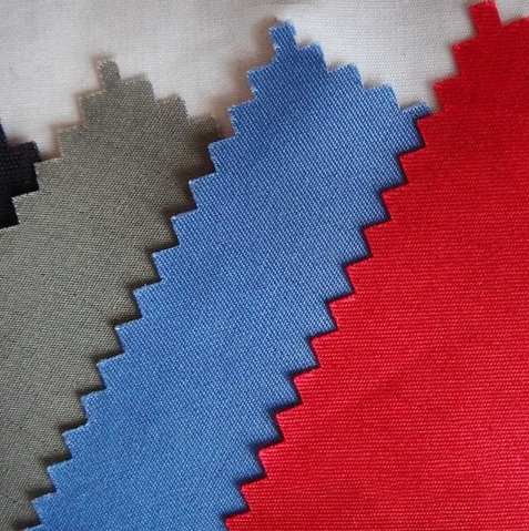 FR Viscose Nomex Fire Retardant Fabric , Woven Blended Aramid Fibre Cloth