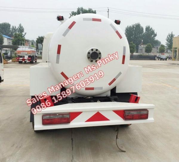 5500L Propane Bobtail Tanker Truck With Mobile Filling Gas Machine and Dispenser Propane Delivery Trucks Hot Sales