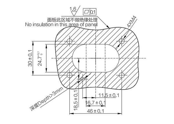 1KV 60A Electrical High Voltage Automotive Connectors For Lithium Battery