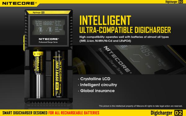 Universal battery charger With LCD 2014 latest Nitecore charger