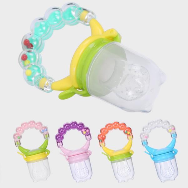 Nitrosamine Free PP Silicone Pacifier Holder resh Baby Fruit Food Feeder