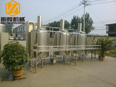 Stainless Steel 200 Litre Brewing System 3 / Single Phase With PLC Control
