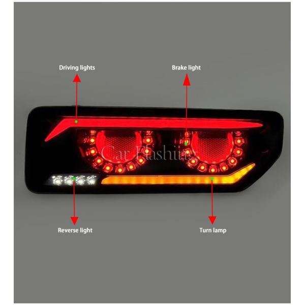 Demillon 2019-2024 for Suzuki Jimny Led Taillights Brake Lights Rear Bumper Brake Taillights