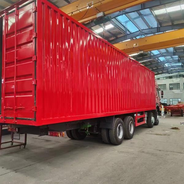 8X4 LHD 371-Horsepower HOWO Cargo Truck with Customizable Steering and Horsepower Configuration Tire 12.00R20 Engine WEICHAI