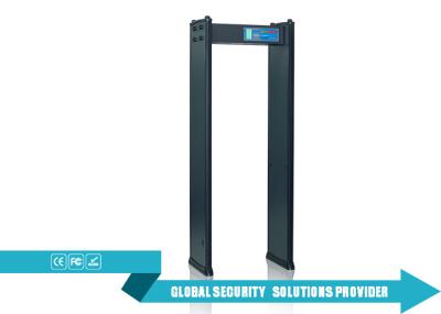 LED Human Alarm lamp Digital Metal Detector door , Body Scanner detector for Museum / School