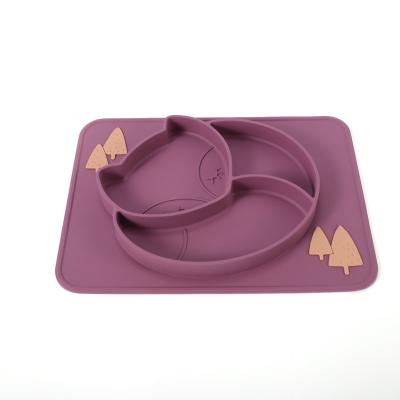 O silicone resistente ao calor da criança chapeia reusável para horas de comer das crianças