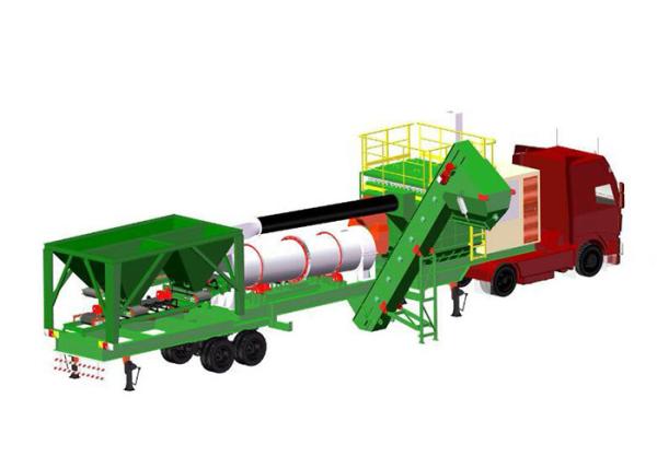 12 meses de garantia fácil mover Asphalt Plant portátil pequeno automático