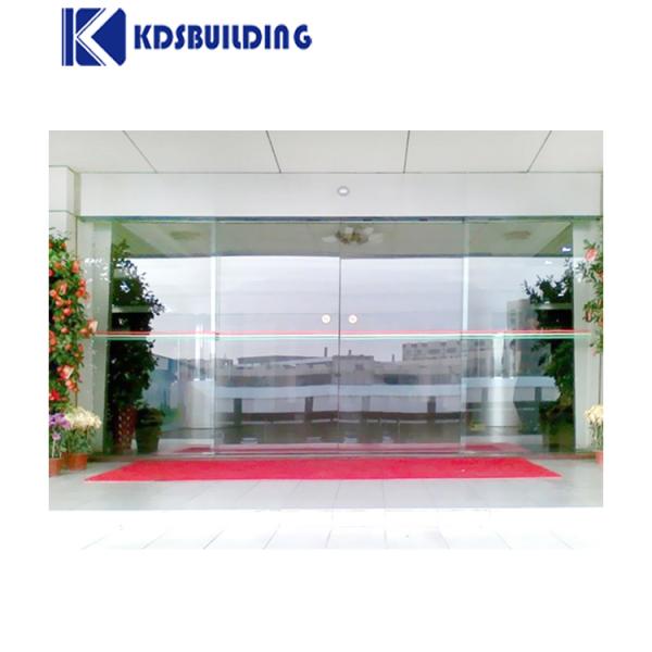 Electric Aluminum Automatic Sliding Door Temper Double Glass Entry Gate