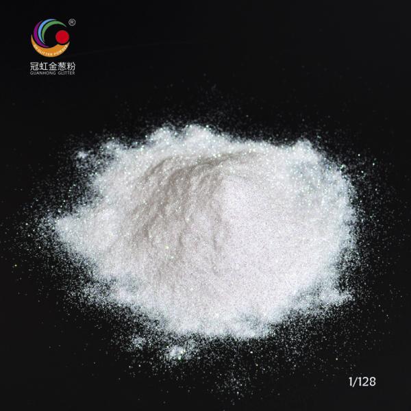 PET Fine Iridescent White Loose Cosmetic Glitter Powder Body Makeup Highlight