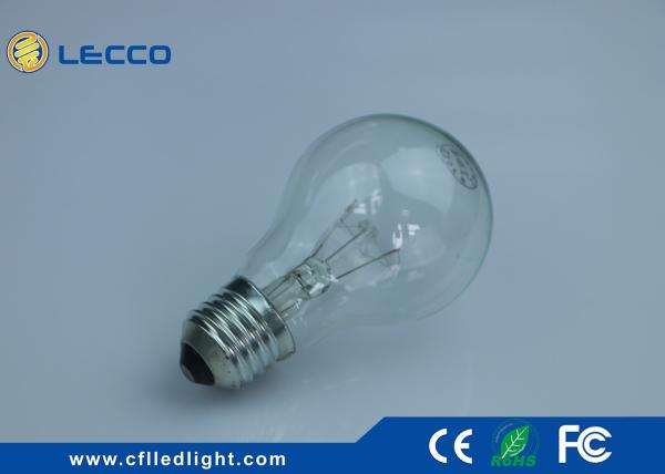 A70 Household Traditional Incandescent Light Bulbs 1500 LM / W