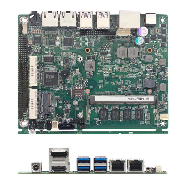 Whiskey Lake I7-8565U Industrial PC Motherboards 6 Com Onboard 4GB Ram 4K Display