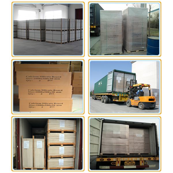 Industrial Furnace Calcium Silicate Board Material 650 - 1100°C Thermal Insulation
