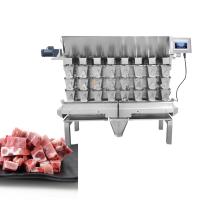 Double vis embrévée industrielle de trémie alimentant le peseur de Multihead pour la nourriture collante fraîche Rib Spare