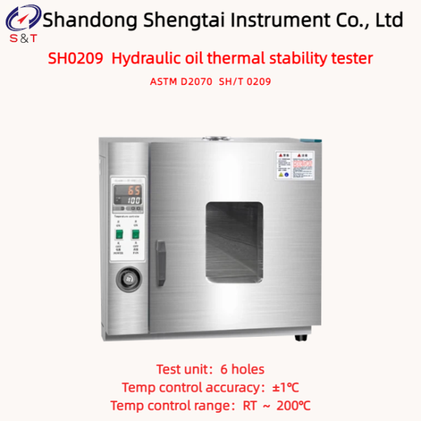 6 Holes Hydraulic Fluid Oil Thermal Stability Analyzer RT ~ 200℃ A1-3 Aluminum Ingot ASTM D2070