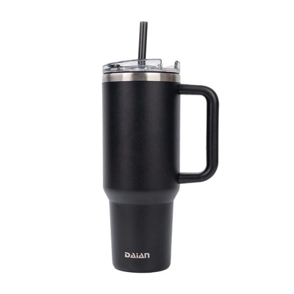 OEM ODM quencher copos de aço inoxidável vácuo viagem caneca 40oz tumbler com alça