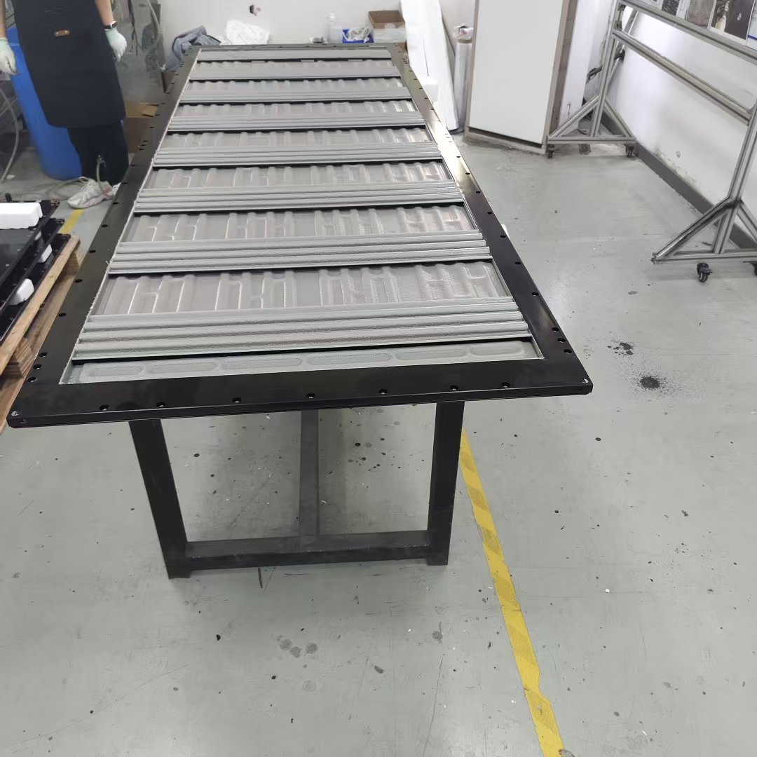 Lightweight Aluminum Battery Bottom Enclosure Anodized Liquid Cooling For BESS Battery Pack