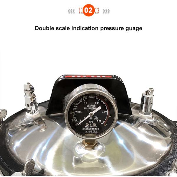 Лаборатория автоматического вертикального стерилизатора автоклава медицинская для стерилизации еды