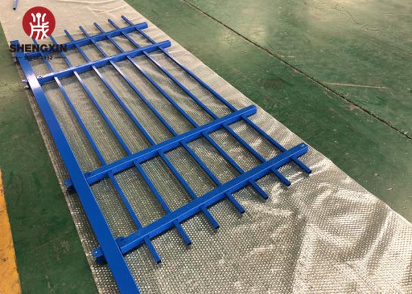 Heat Treated 1.8m Steel Fence Panel Steel Picket Fence