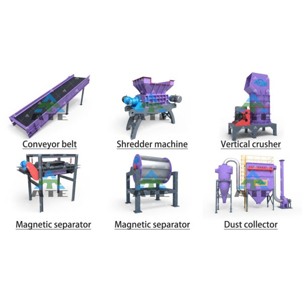 Automatic Manual Semi-automatic Tire Wire Crusher Steel Wire Crusher for High Productivity
