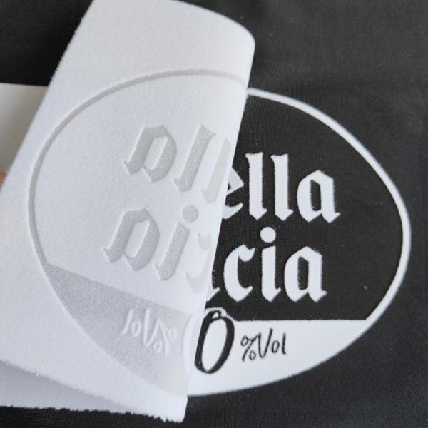 Soft Flock Heat Transfers Velvet Iron On Vinyl Logo Customized
