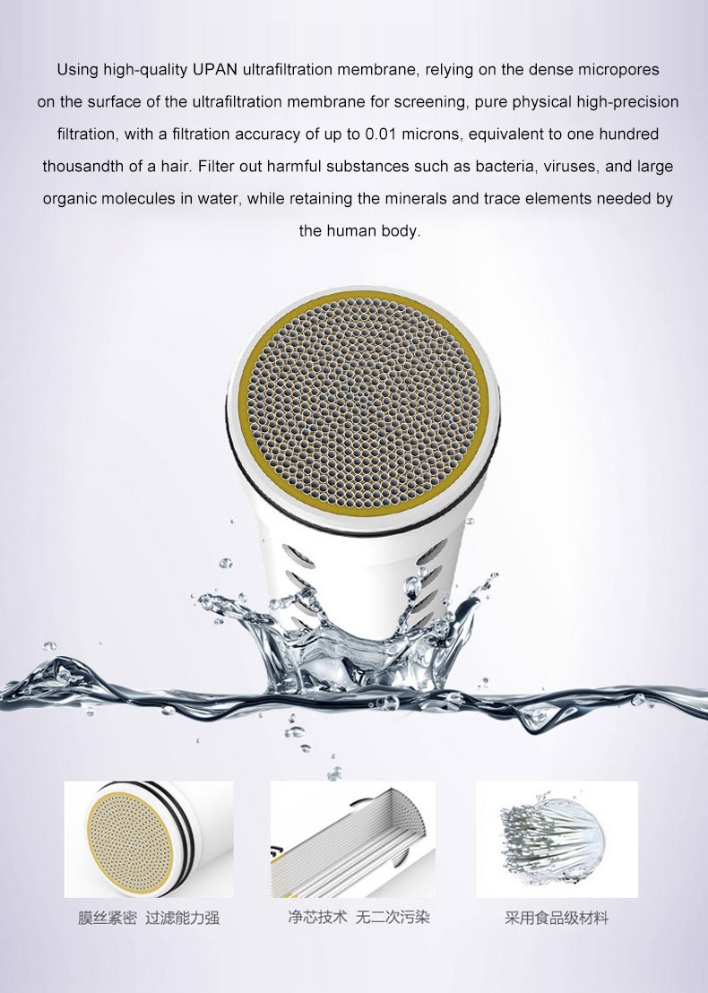 Kitchen Ultrafiltration Water Purifier 304 Stainless Steel Drinking Water