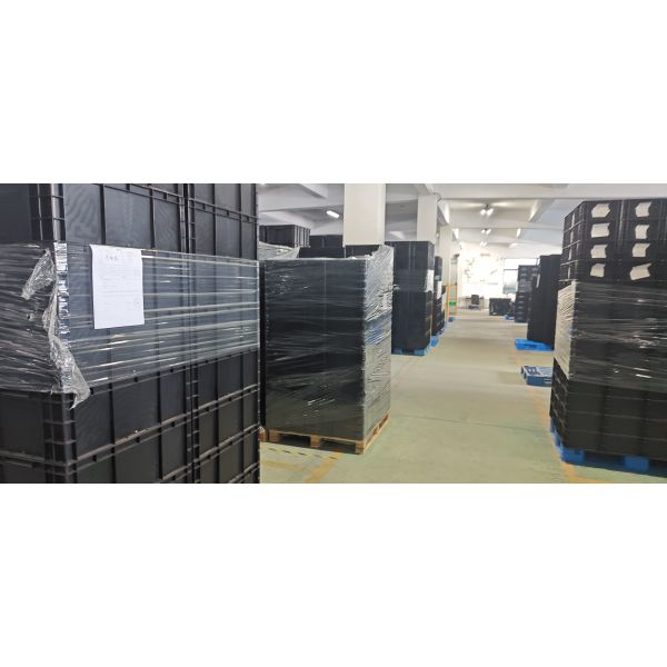 ESD Plastic Storage Box with Lid – Conductive & Anti-Static Crate