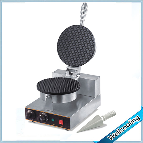 Custom Color Mini Electric Egg Breakfast Custard Sundae Pizza Crepe Round Waffle Maker
