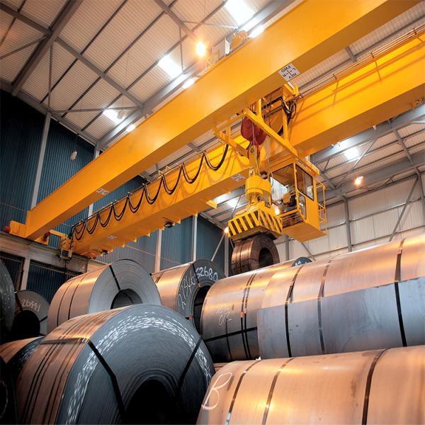 Steel Factory Double Girder Bridge Crane , 20 Ton / 10 Ton Overhead Crane