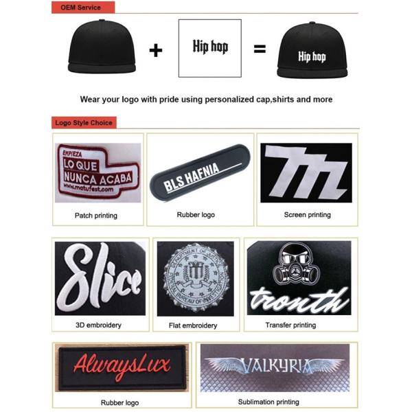 2019 latest styles stock order pu leather cheap flat brim 3d embroidery snapback hat best quality