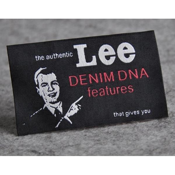 Custom Logo Personalized Apparel Labels Glue Adhesive Sticker Iron On Woven Labels