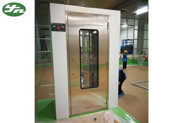 Envernizando o chuveiro de ar da sala de limpeza da placa, equipamento de limpeza do quarto desinfetado para 4-6 pessoas