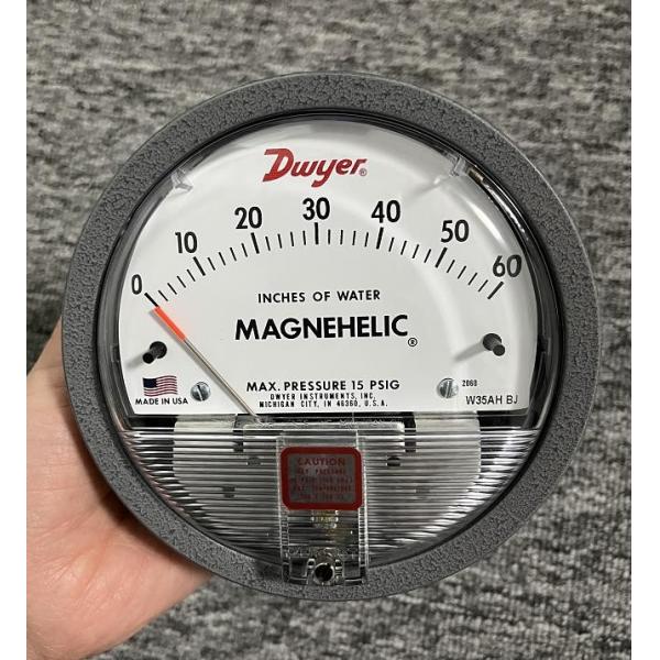 Инструменты Дуайера 2060 Дифференциальный датчик давления, 0-60 In H20, 2% Acc, Magnehelic Series