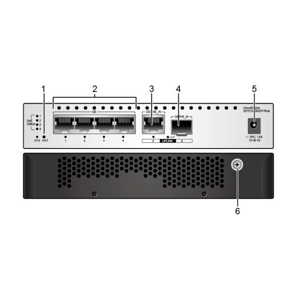S5731S-L8T2ST-RUA 98011779 8*10/100/1000BASE-T Ports SFP Campus Fixed Switch