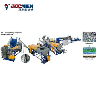 500kg/Hour Plastic Recycling Plant , Plastic Recycling Washing Production Line