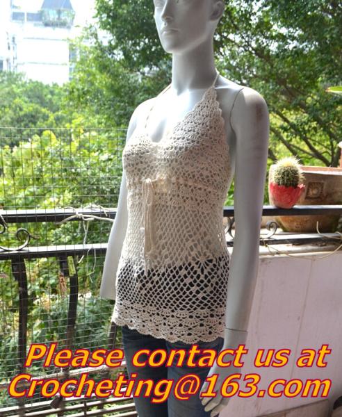 womens crochet tops feminino women hem tassel sexy tanks top croche new desigual knit vest
