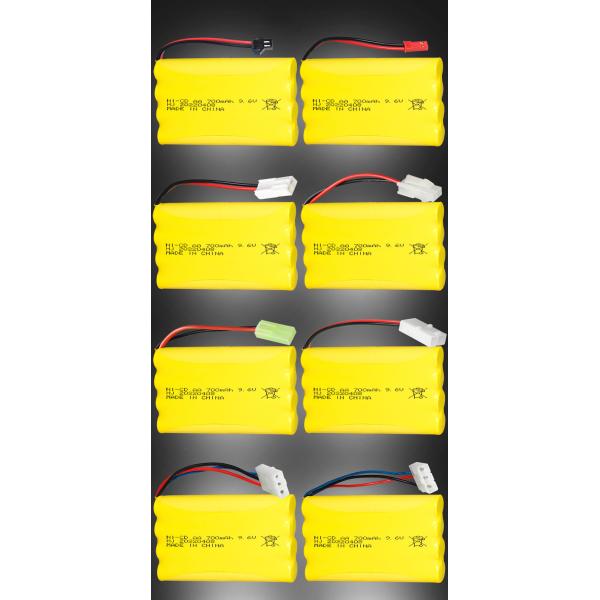 500-кратные литийные RC батареи 9,6 В для светодиодного светового электрического скутера 700 мАч Мотоцикл