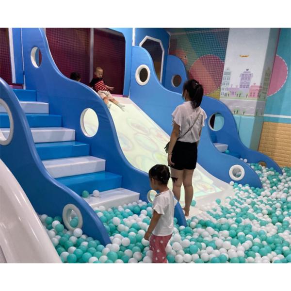 Customized Baby Plastic PVC Indoor Play Area Equipment For Daycare